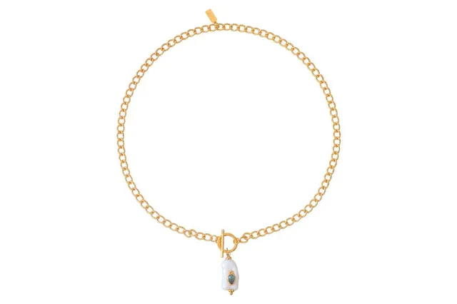 Leticia Ponti Nina collier perle baroque labradorite