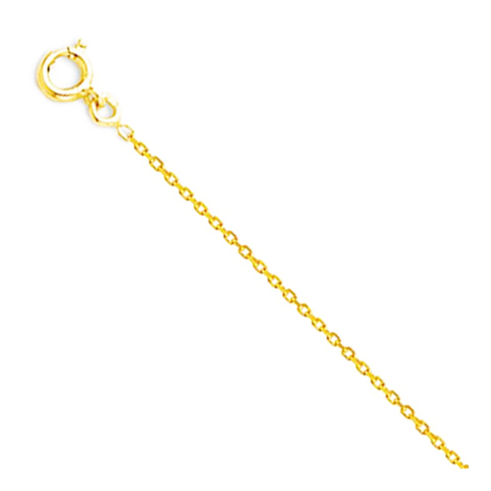 L'Atelier d'Azur Forçat Diamantée Or Jaune Collier Chaîne Mixte