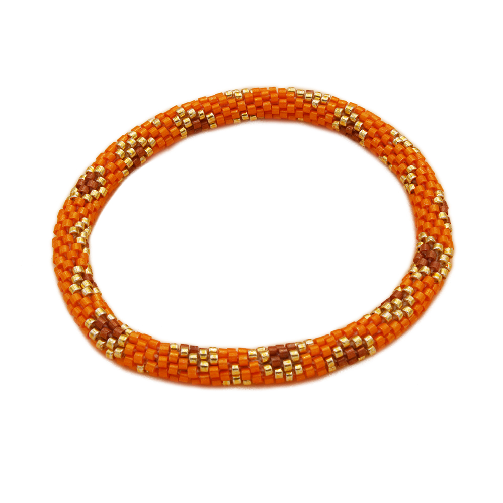 HYPNOCHIC Népalais Donuts Flower bracelet perles