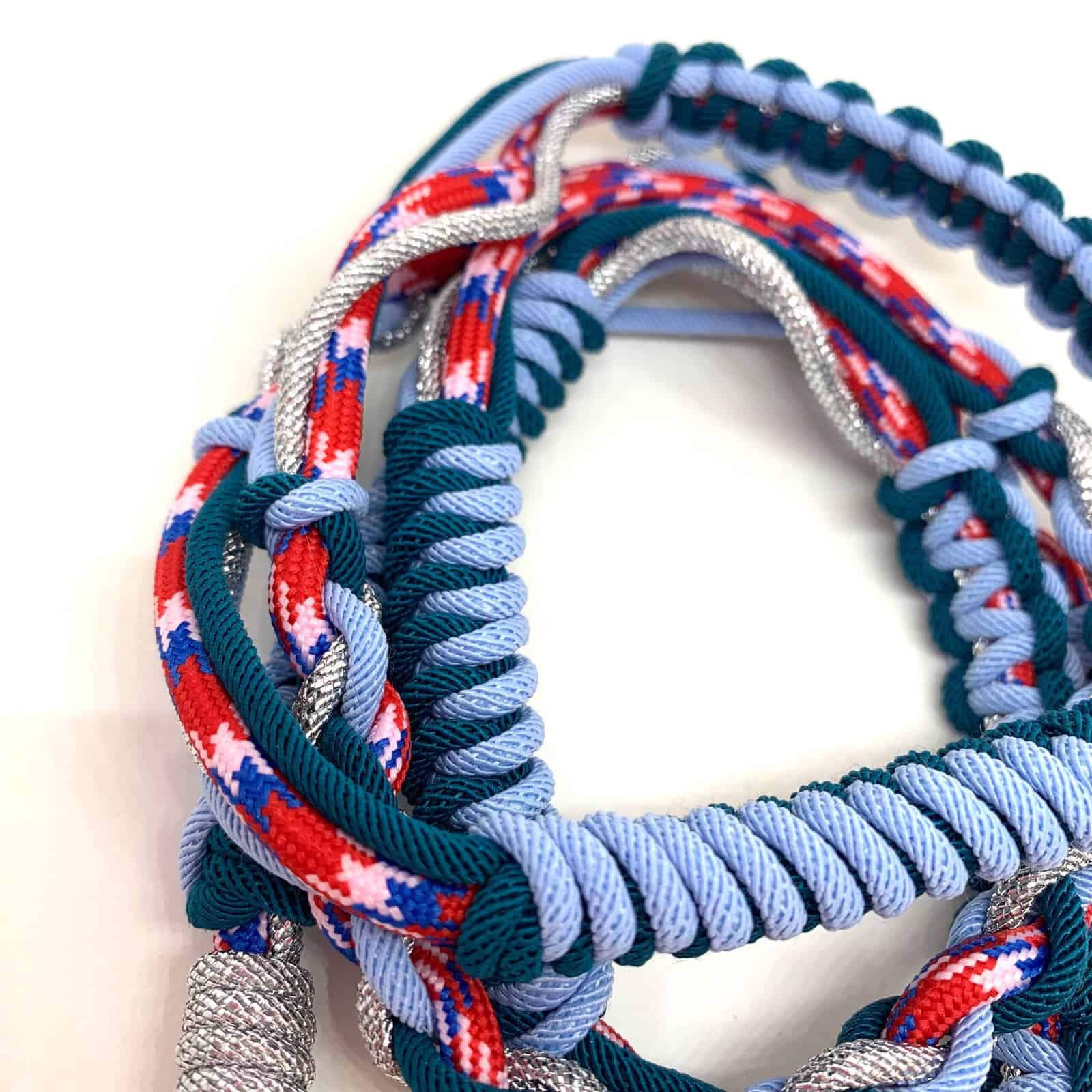 Hypnochic cordon de téléphone tressé bleu marine 120 cm