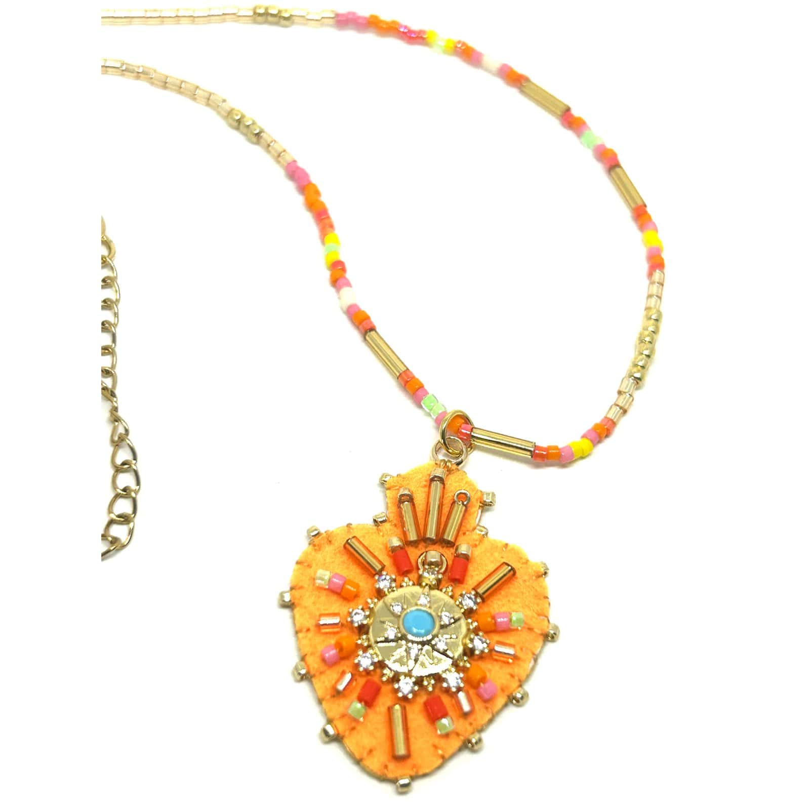 Hypnochic Julia collier pendentif ex-voto Miyuki
