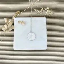 Le P’tit Franc One Penny collier pièce 45 cm plaqué or