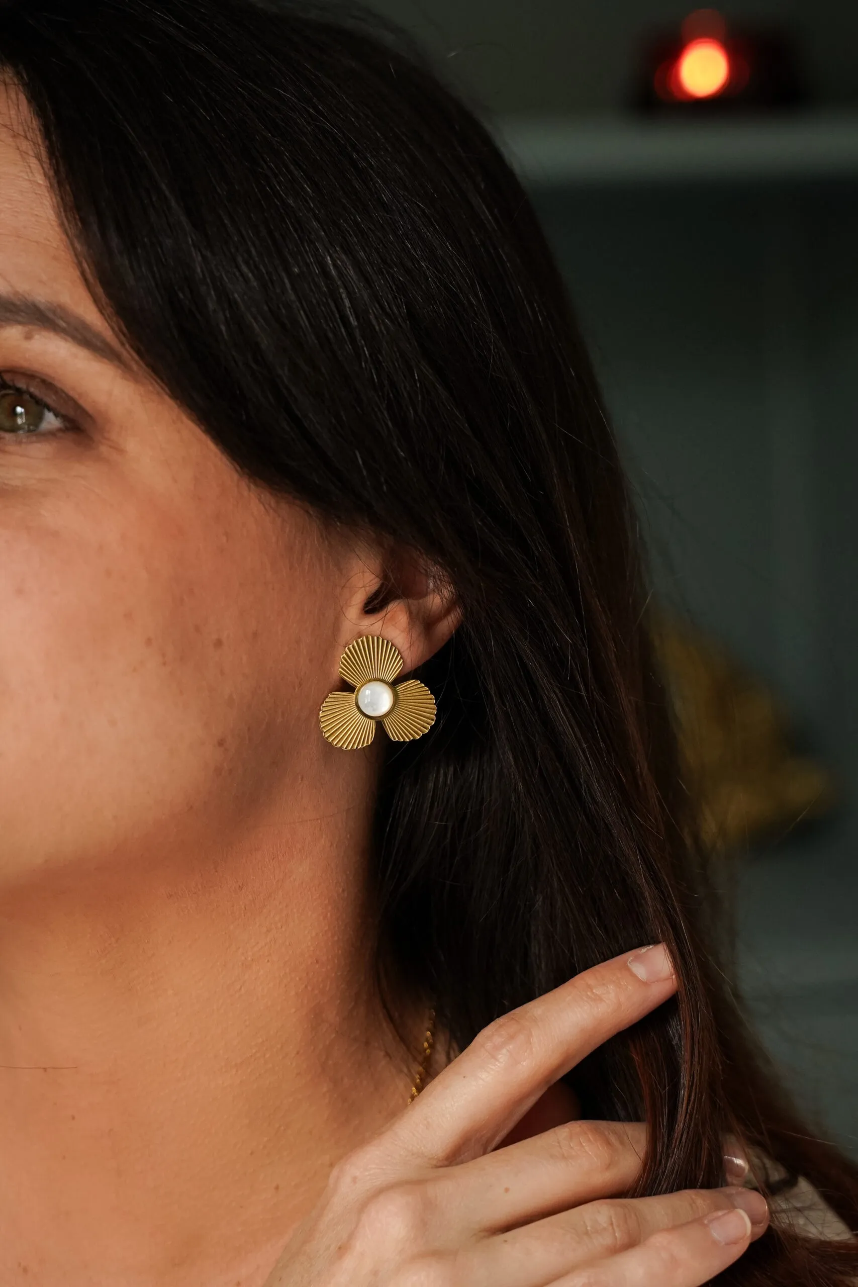 Pachanana Ysaé Boucles d'oreilles acier inoxydable