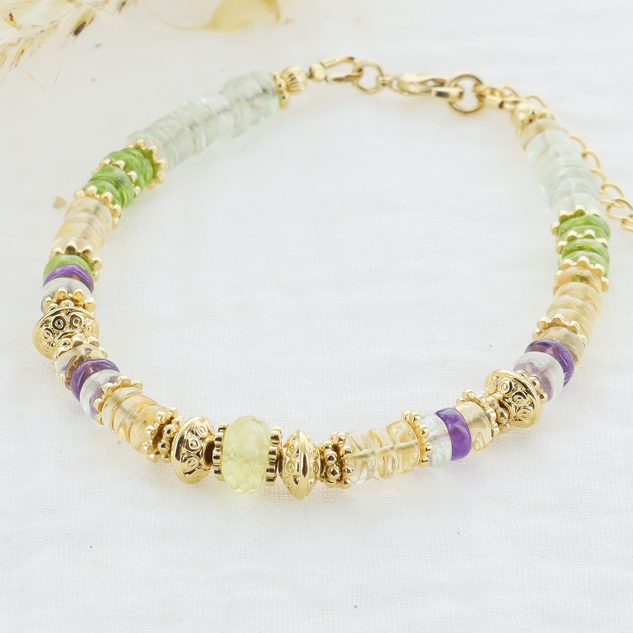 Leticia Ponti Lana Quartz Lemon bracelet pierres jaunes