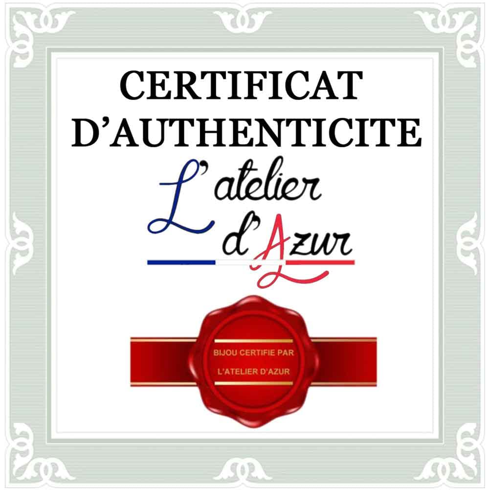 L'Atelier d'Azur Collier Lettre B Or 18 Carats Initiale