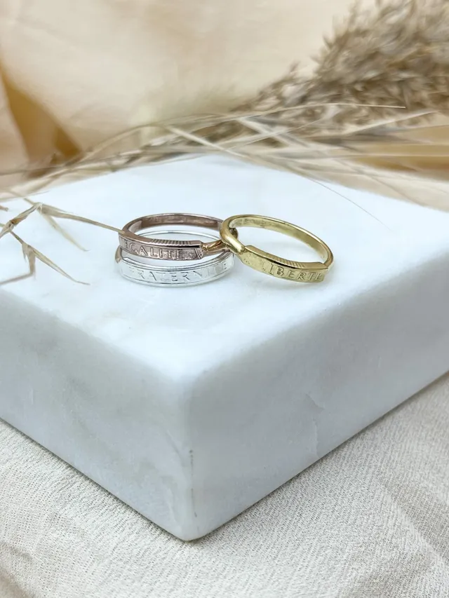 Le P’tit Franc La Précieuse bague devise Liberté 10 francs