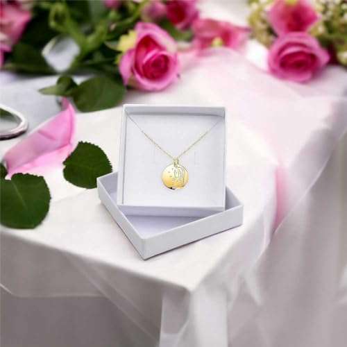 L'Atelier d'Azur Médaille Vierge collier or jaune 375/1000 45cm