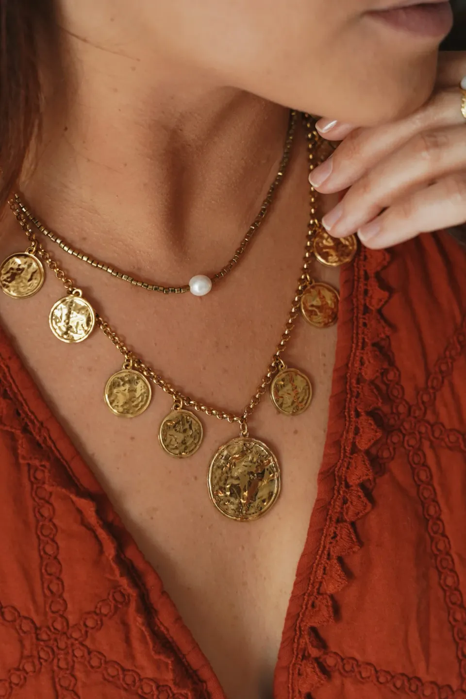 Pachanana Hélios Collier acier inoxydable anti-allergique