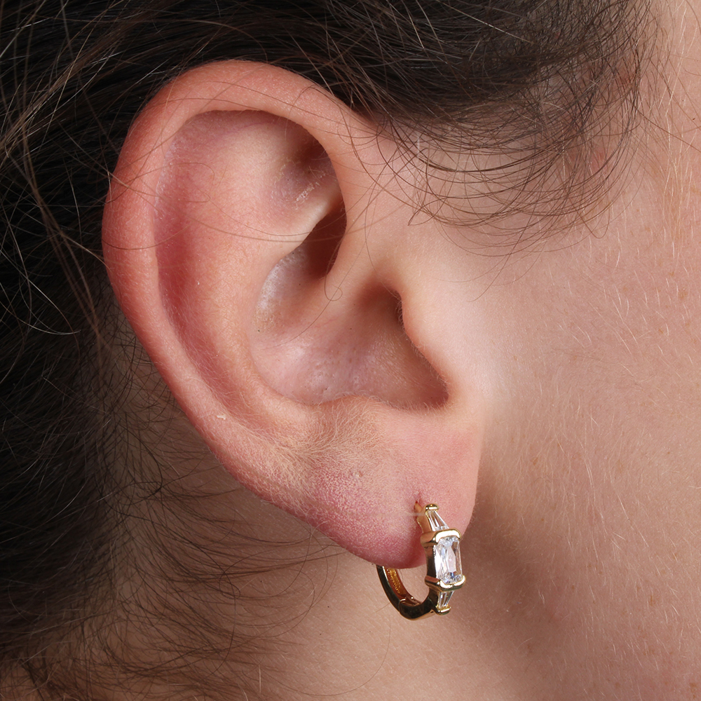 Hypnochic Crystal boucles créoles fantaisie cristal femme