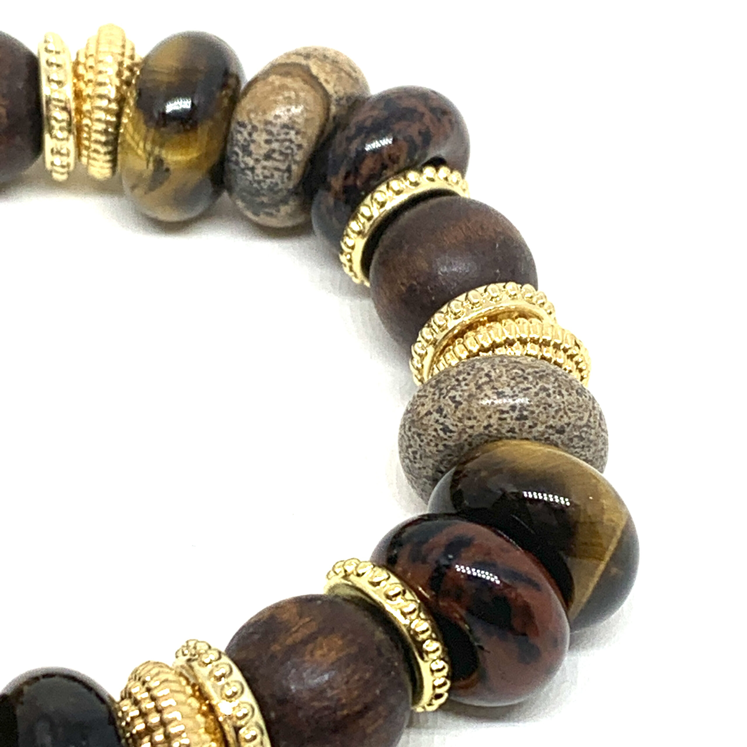 Hypnochic Jaya bracelet pierres naturelles œil de tigre