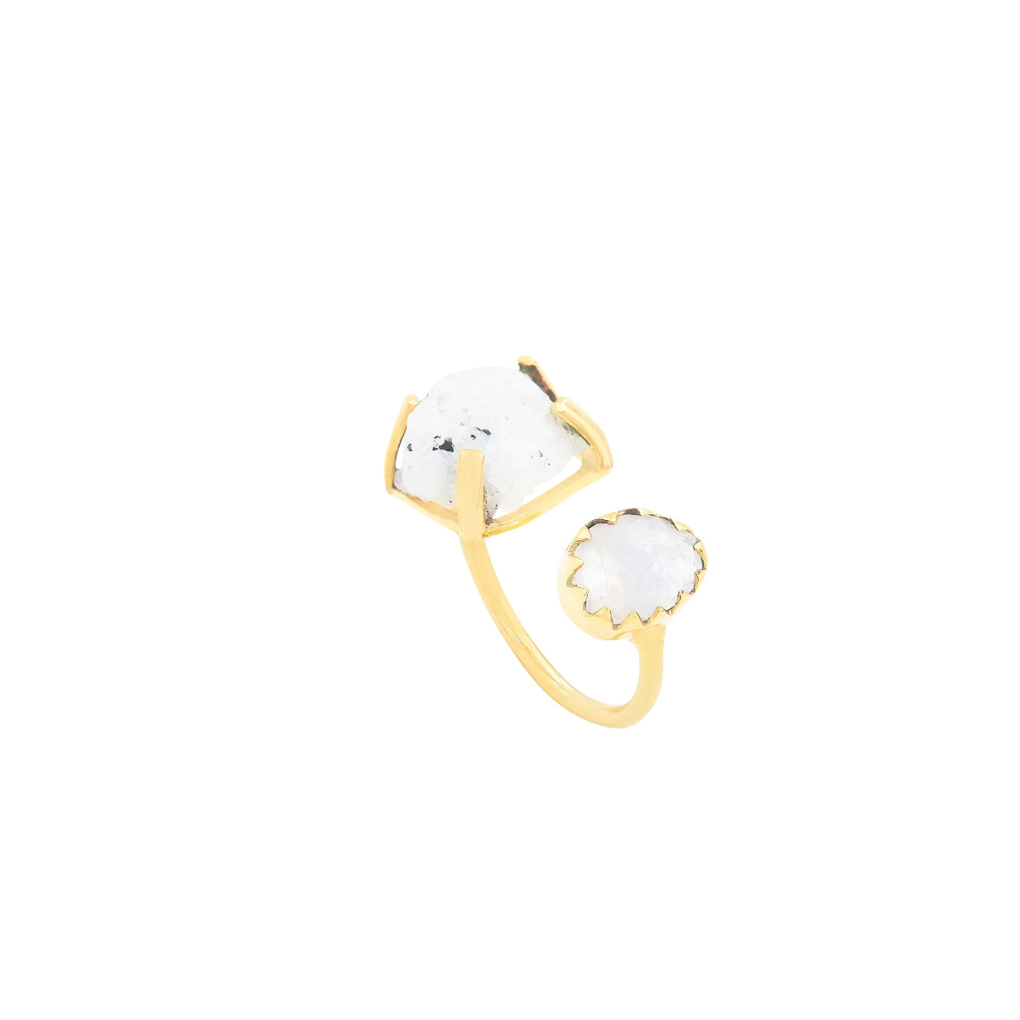 Leticia Ponti Gaby bague aigue-marine tourmaline ajustable