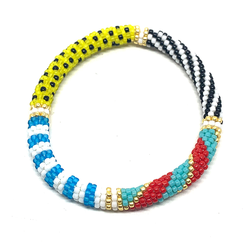 Hypnochic Donuts Wax bracelet perles Miyuki tissé main
