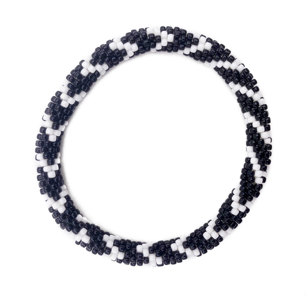 HYPNOCHIC Donuts Noir et Blanc bracelet perles Miyuki