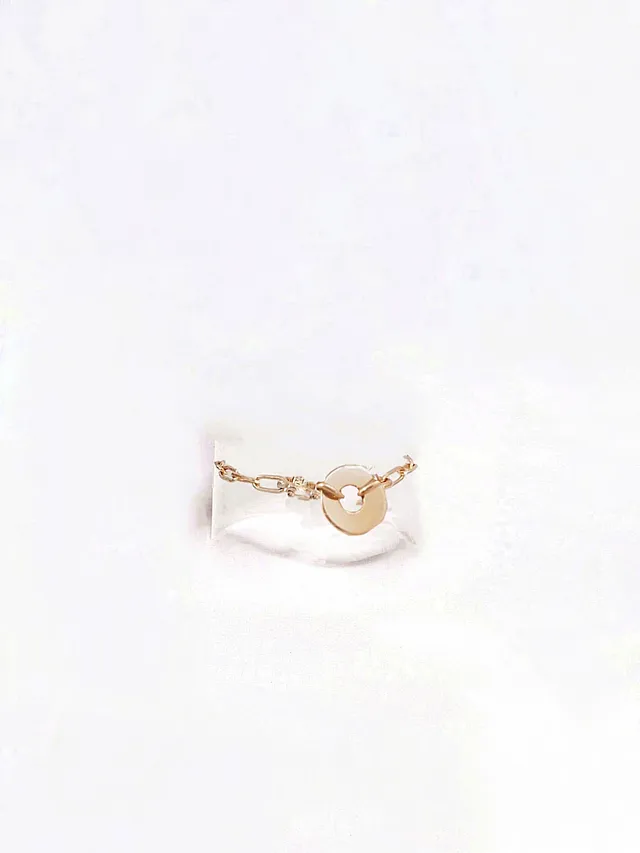 Ô PLUM Bagues Lalia bague plaqué or taille 52 anneau