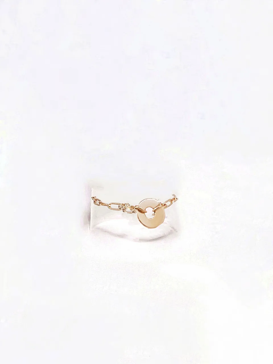 Ô PLUM Bagues Lalia bague plaqué or taille 52 anneau