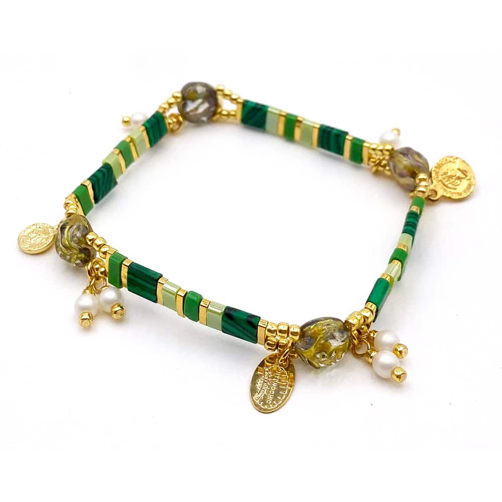 Hypnochic Bracelets Bracelet Tila Perles de Culture Femme