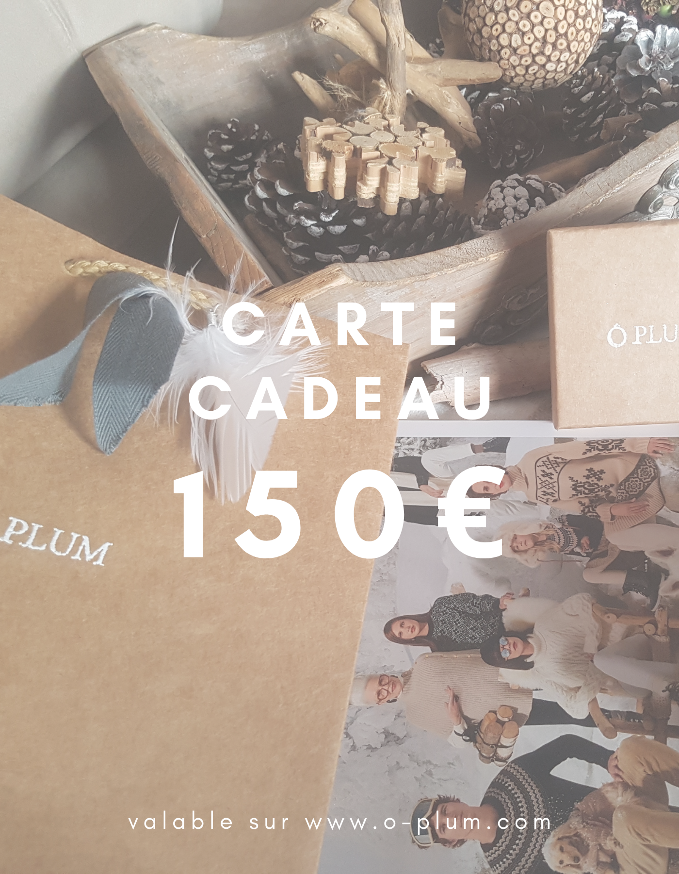 Ô Plum carte cadeau 25 EUR pour bijou femme
