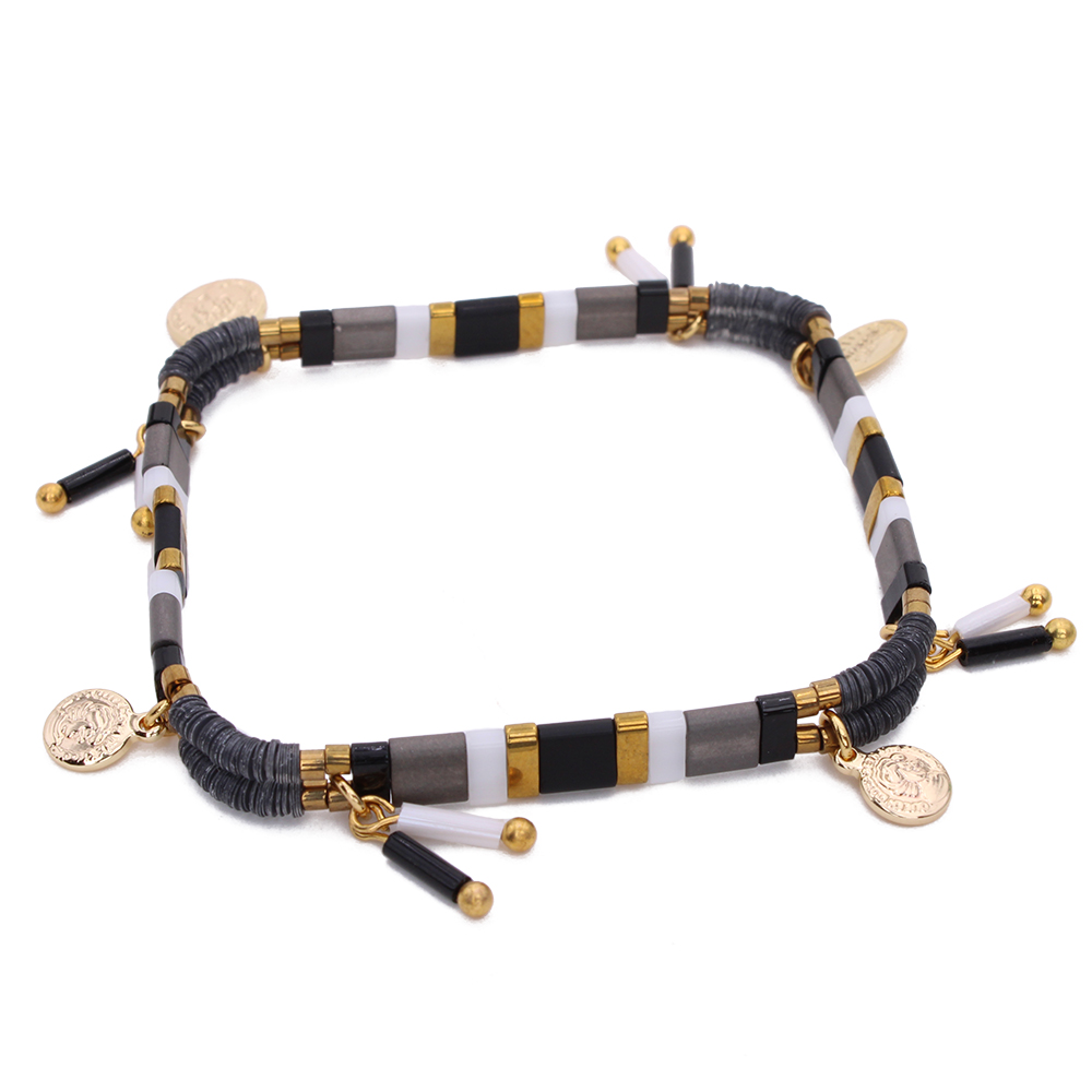 HYPNOCHIC Bracelets Tila Past bracelet perles pastel doré