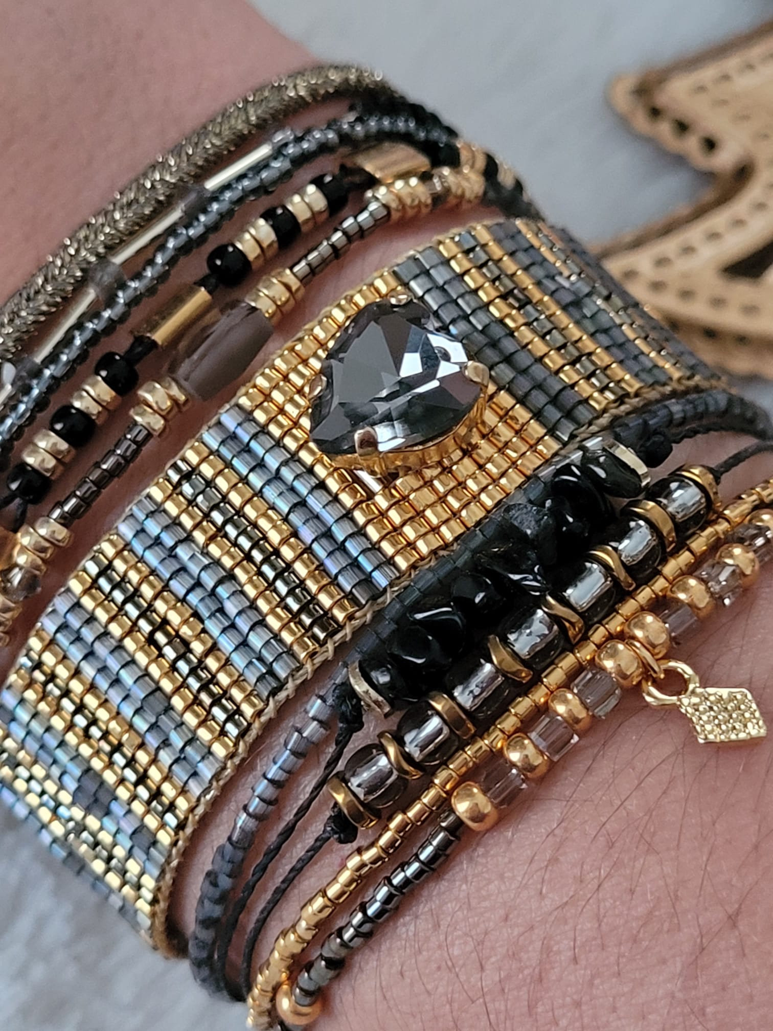 Les Ailes de Gloria Aurora bracelet manchette femme