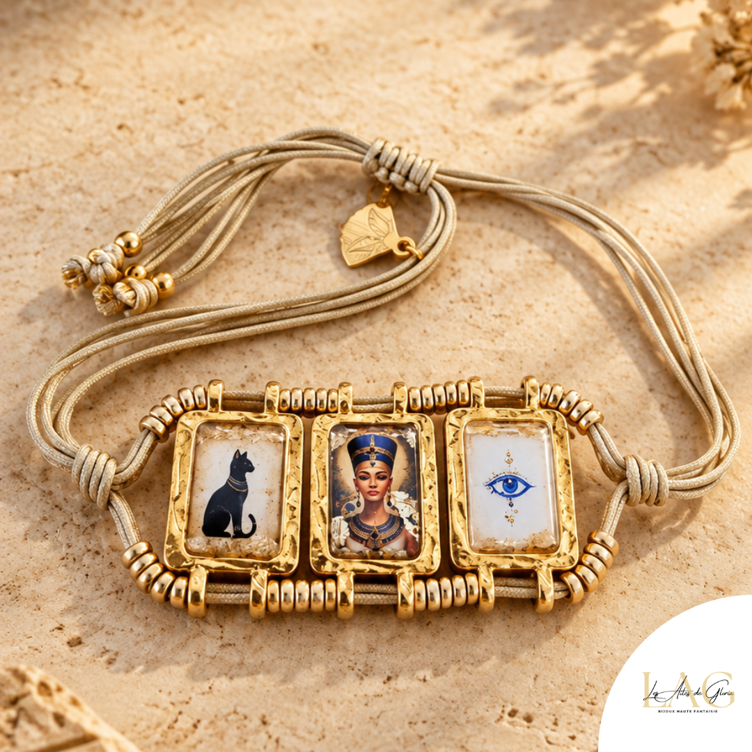 Les Ailes de Gloria Scapulaire Totem de l'Âme bracelet