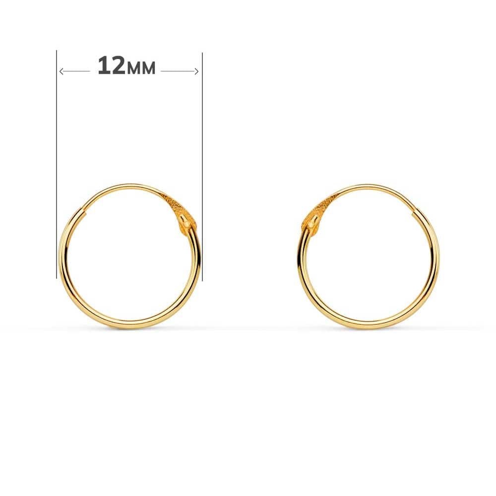 L'Atelier d'Azur Créoles Torsadées Or 18 Carats Boucles 1,2 cm