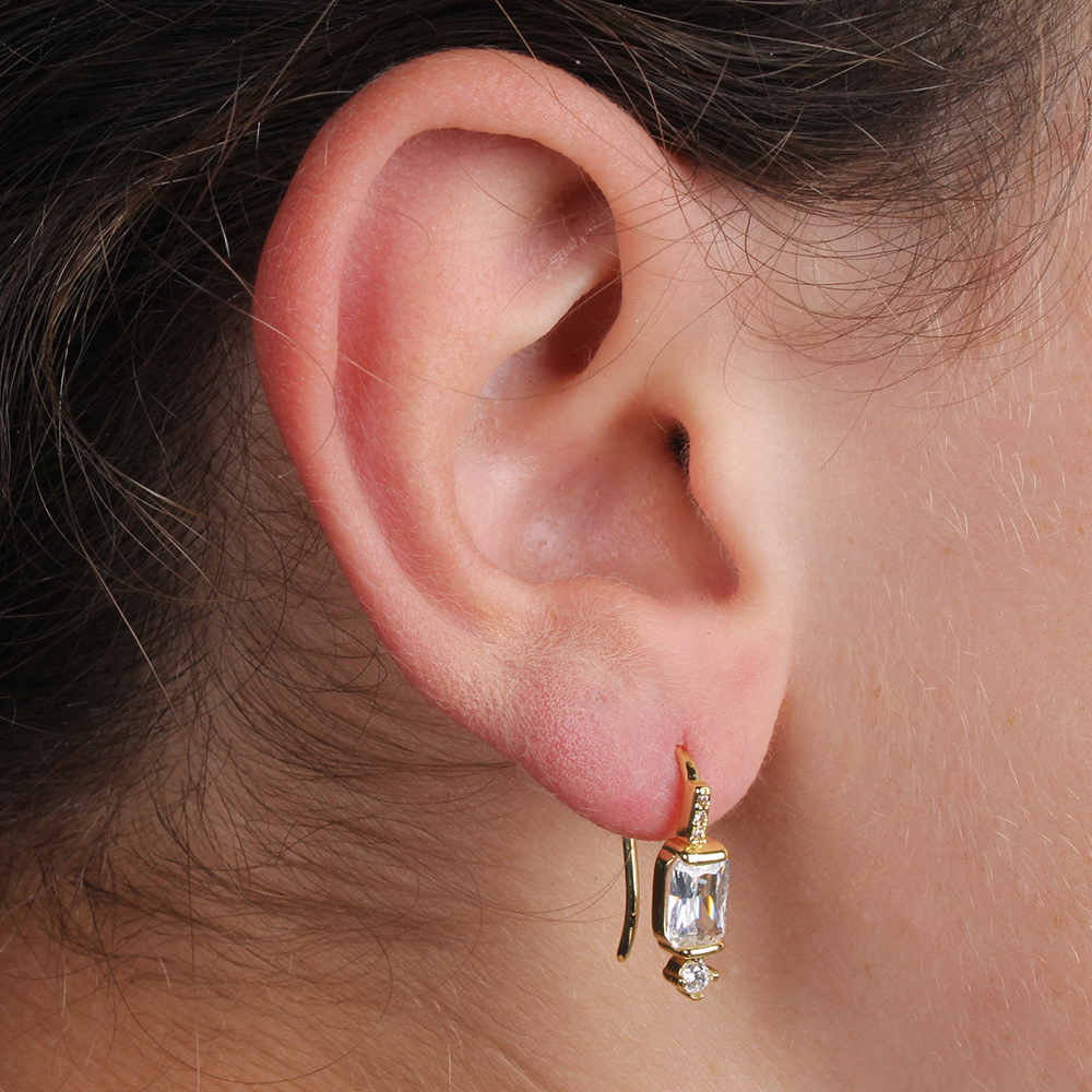 Hypnochic Crystal boucles créoles fantaisie cristal femme