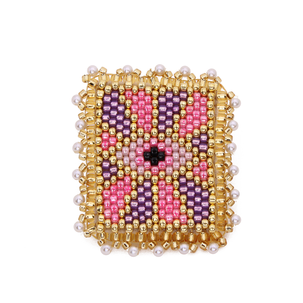 Hypnochic Eyes Broche Perles Miyuki Œil Femme