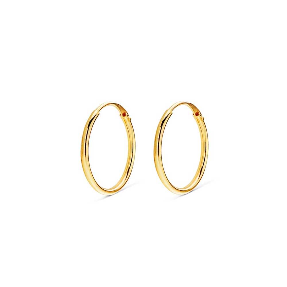 L'Atelier d'Azur Créoles Torsadées Or 18 Carats Boucles 1,2 cm