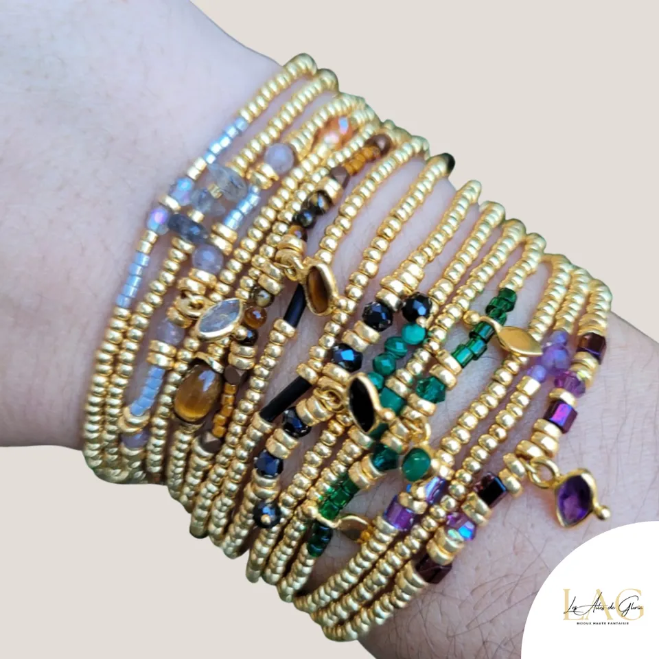 Les Ailes de Gloria Sand Gold Vertus bracelet doré