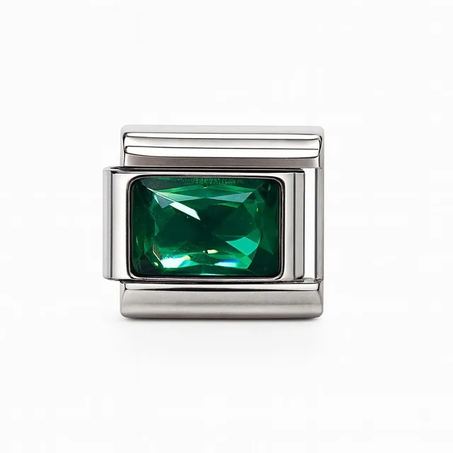 Les Ailes de Gloria Facette Square charm breloque