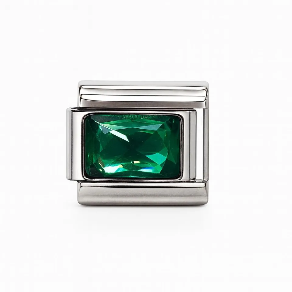 Les Ailes de Gloria Facette Square charm breloque