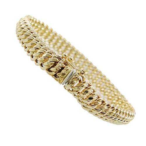 L'Atelier d'Azur Bracelet Or 750 Maille Américaine femme 19cm