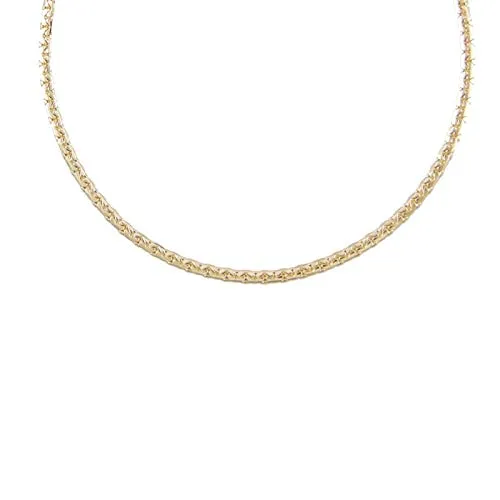 L'Atelier d'Azur Collier Or 750 Maille Haricot collier femme or jaune