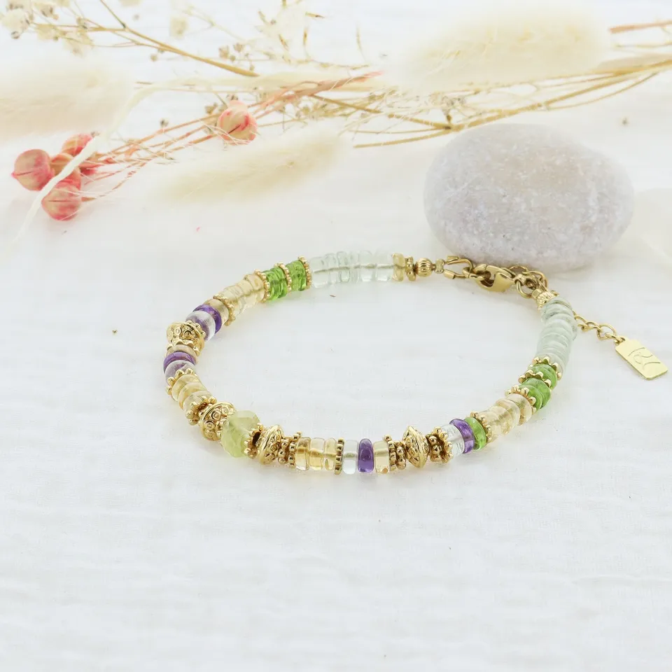 Leticia Ponti Lana Quartz Lemon bracelet pierres jaunes