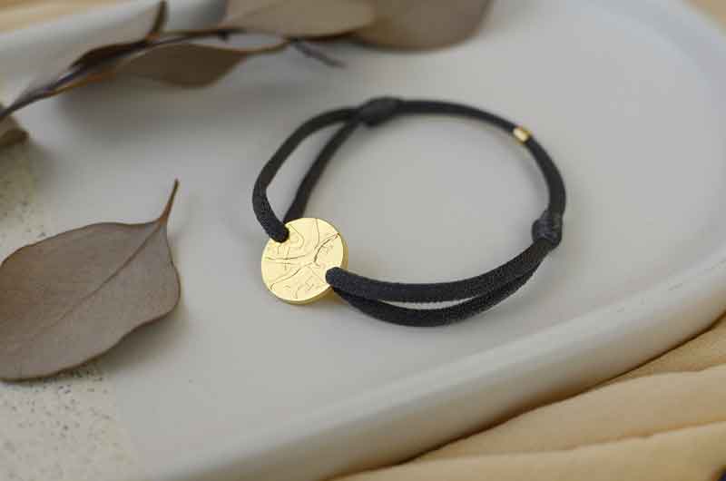 Le P’tit Franc Bracelets Ange bracelet pièce 10 Francs 10 mm