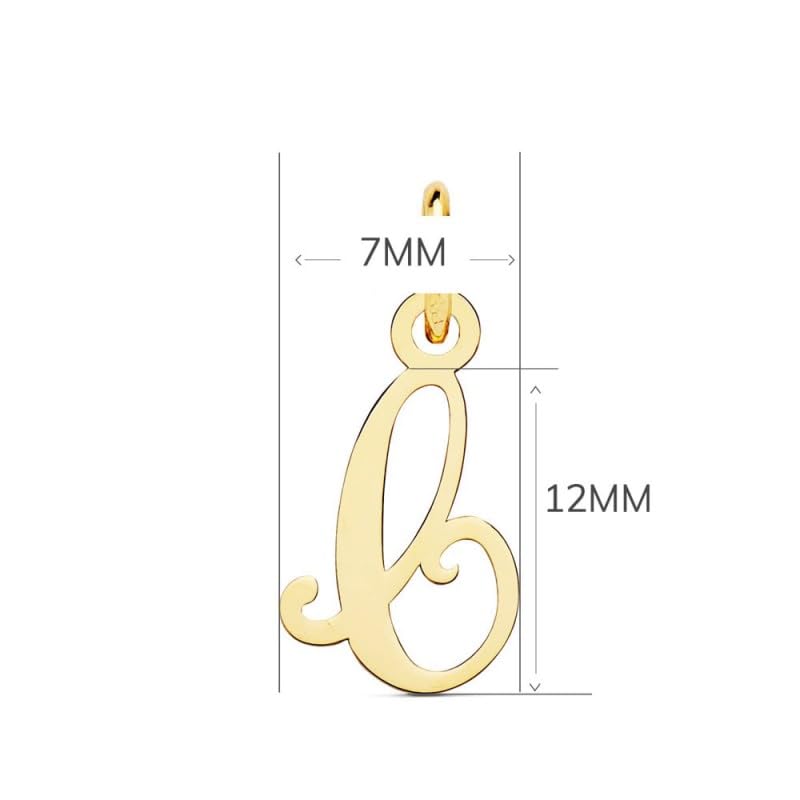 L'Atelier d'Azur Collier lettre C or 750 collier 45 cm