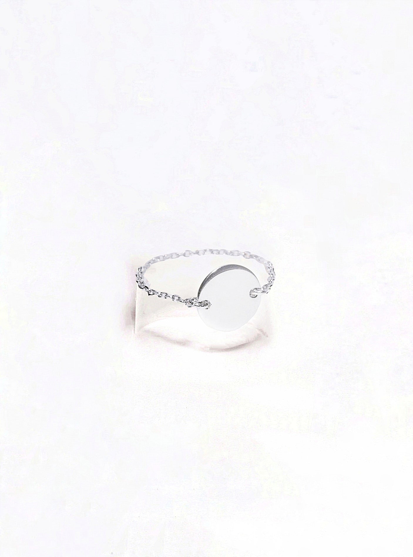Ô PLUM Bagues Bella Donna bague plaqué or pastille 50