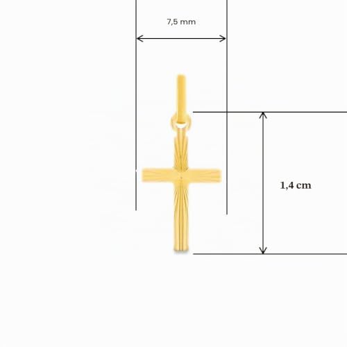 L'Atelier d'Azur Collier Croix Or Jaune 18 Carats 750