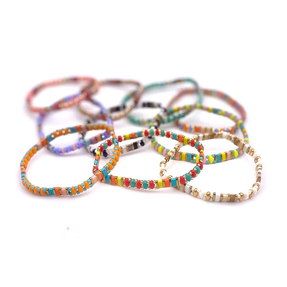 Hypnochic Bracelets Bracelet Tila Olive Perles Femme