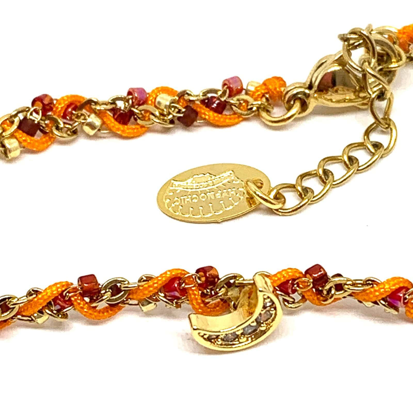 Hypnochic Zephyr bracelet chaîne symbole plaqué or