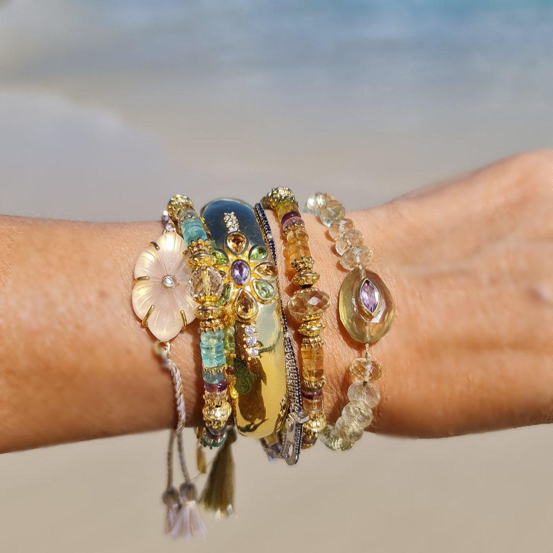 Leticia Ponti Lana Quartz Lemon bracelet pierres jaunes