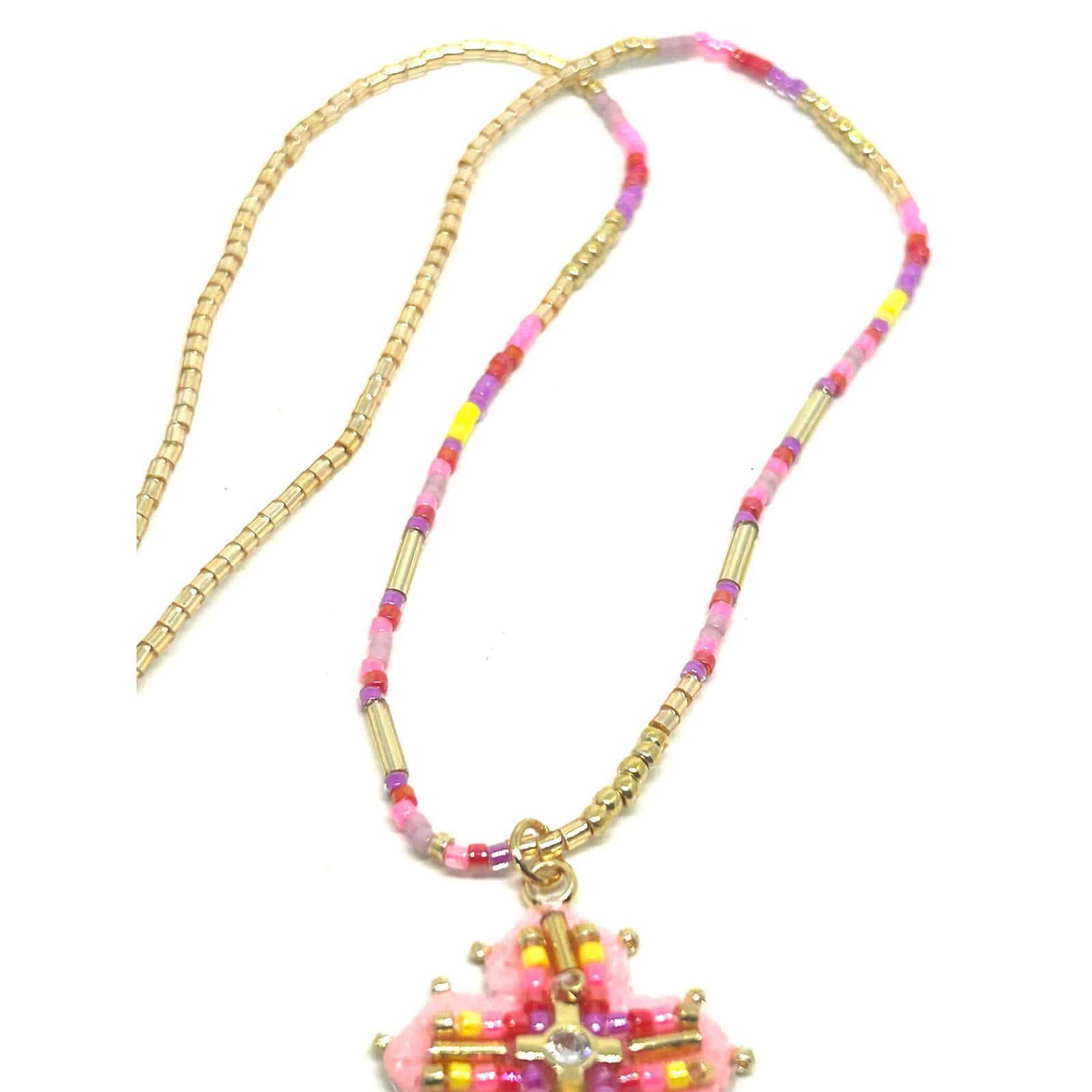 Hypnochic Colliers Collier Croix Baby Marta Miyuki 40 cm