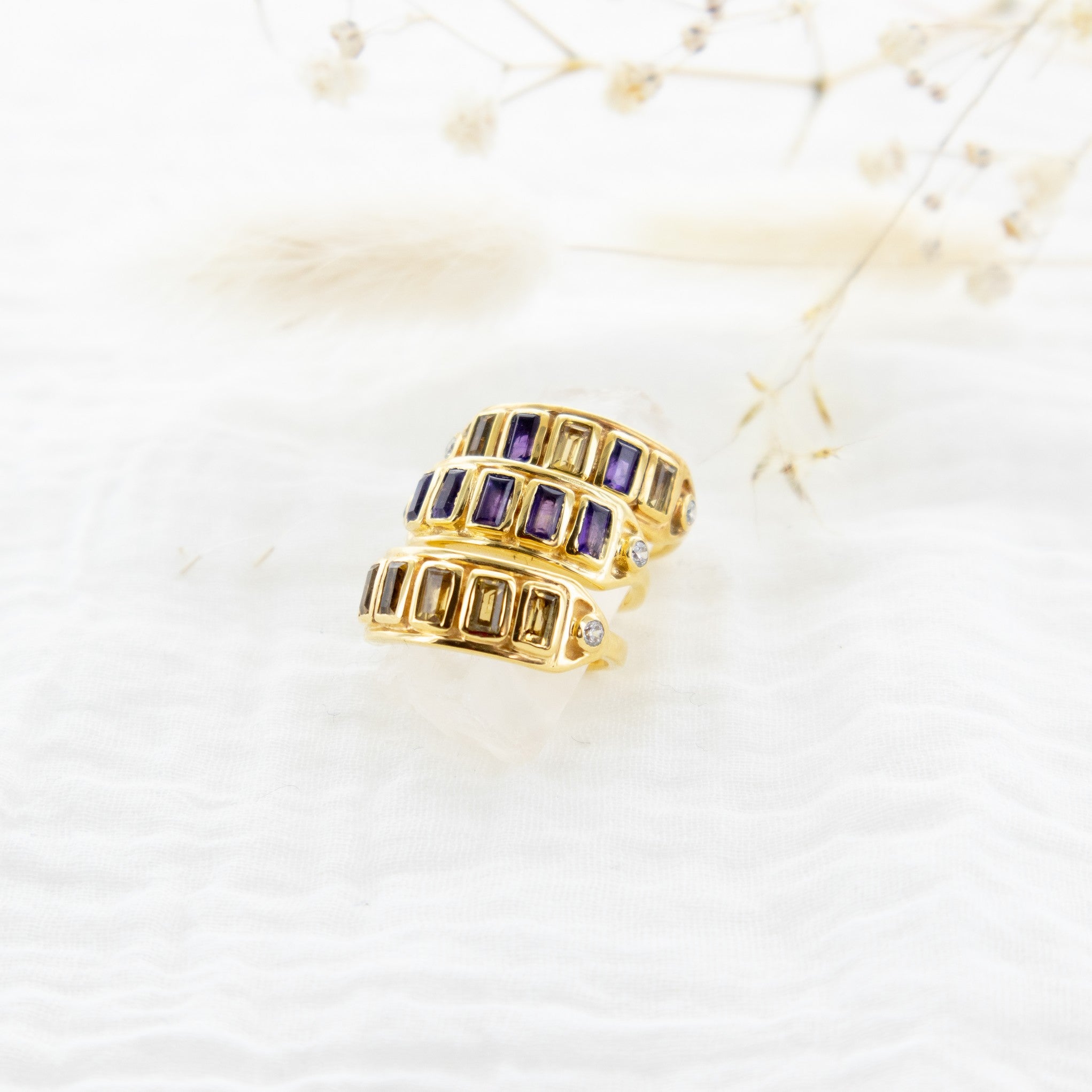 Leticia Ponti Angie N°2 bague améthyste citrine