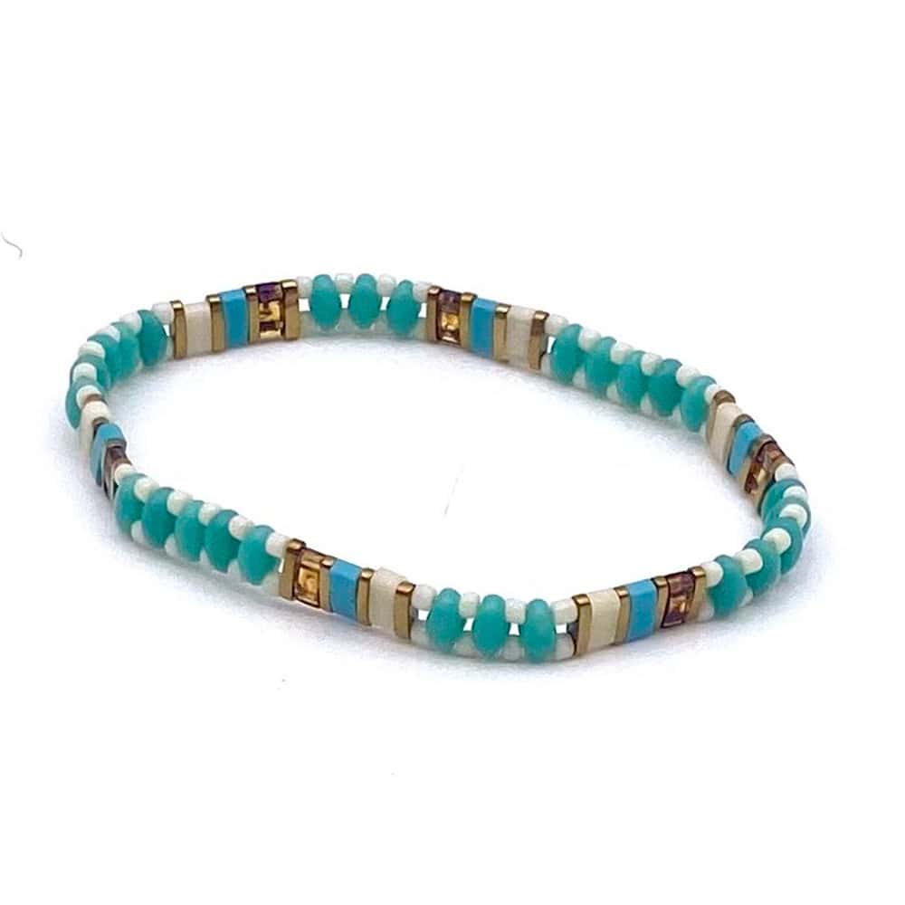 Hypnochic Bracelets Bracelet Tila Olive Perles Femme