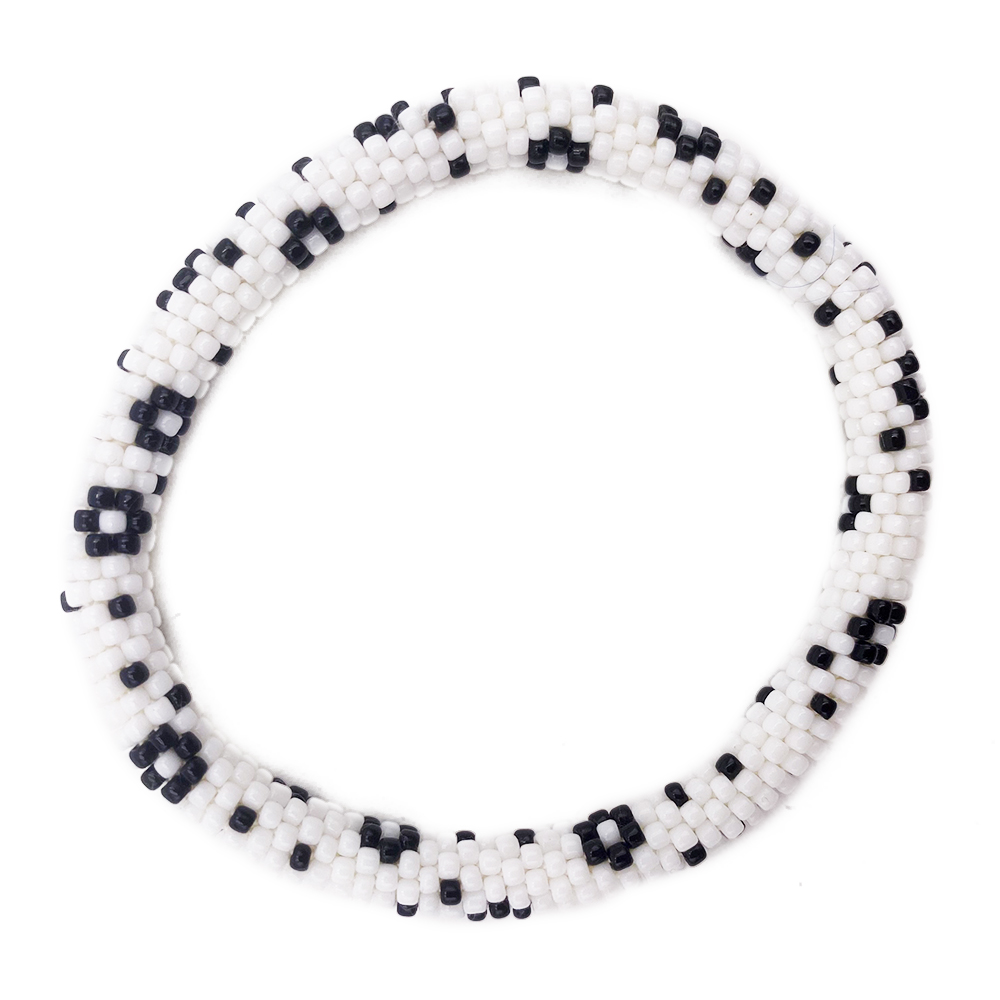HYPNOCHIC Donuts Noir et Blanc bracelet perles Miyuki