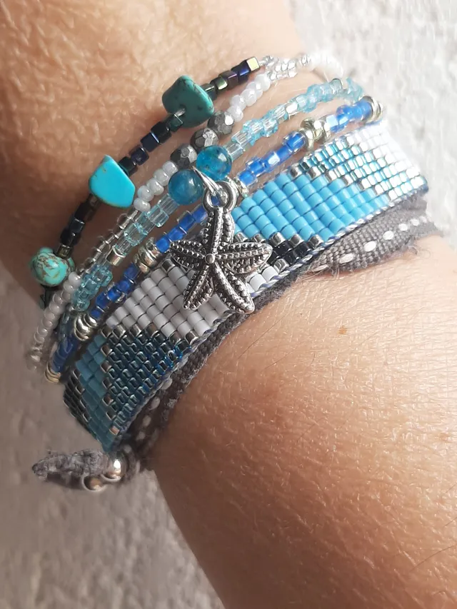 Les Ailes de Gloria Ocean Star Bracelet Manchette Fantaisie