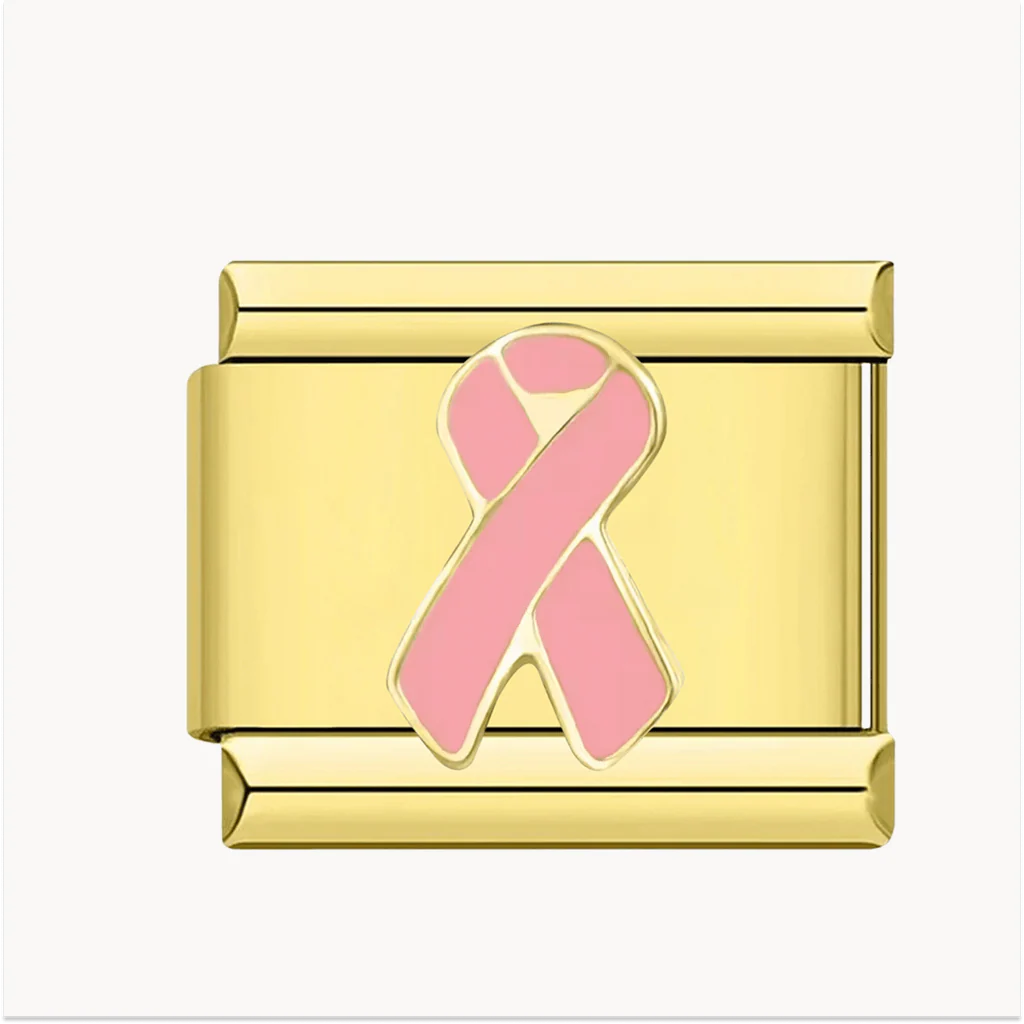 Les Ailes de Gloria Wings Flora Pink breloque charm rose