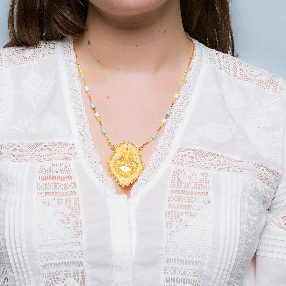 Hypnochic Marta collier ex voto perles Miyuki