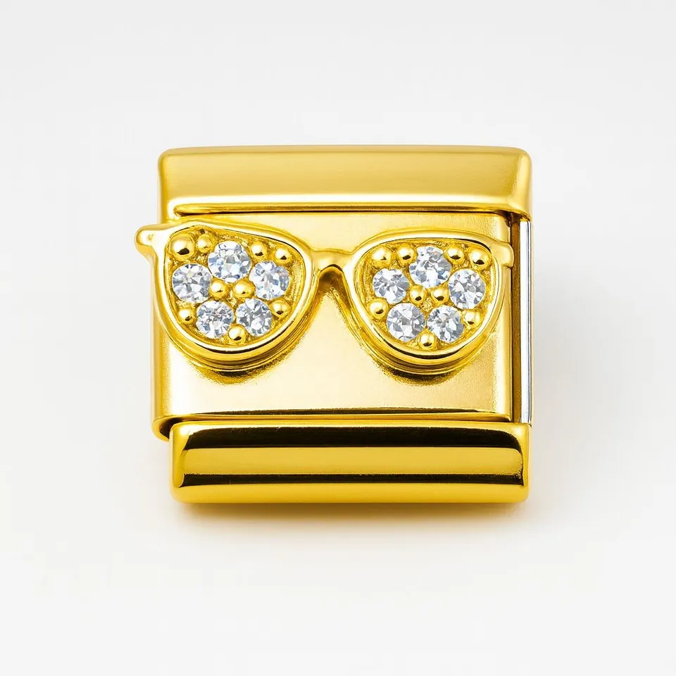 Les Ailes de Gloria Wings chaîne de lunettes charm femme