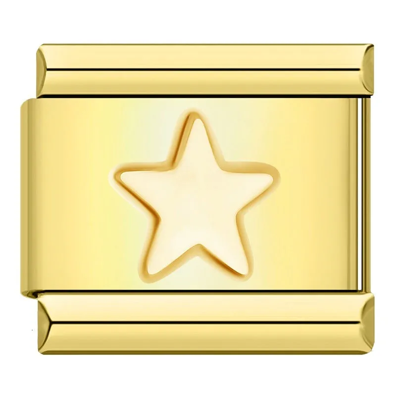 Les Ailes de Gloria Nos Wings Star Gold charm étoile dorée